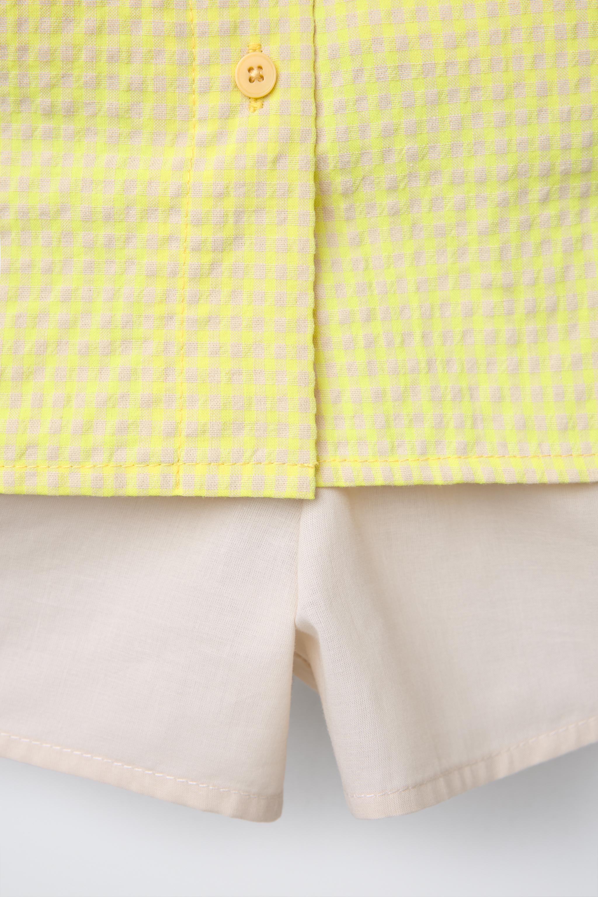 JUPE-SHORT À CARREAUX VICHY